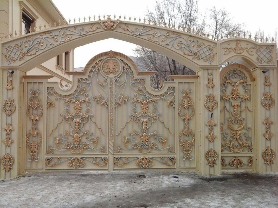 Кованые ворота Дарбаза