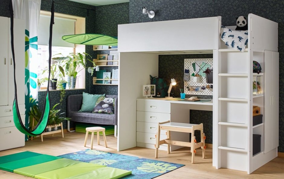 Ikea СТУВА кровать чердак