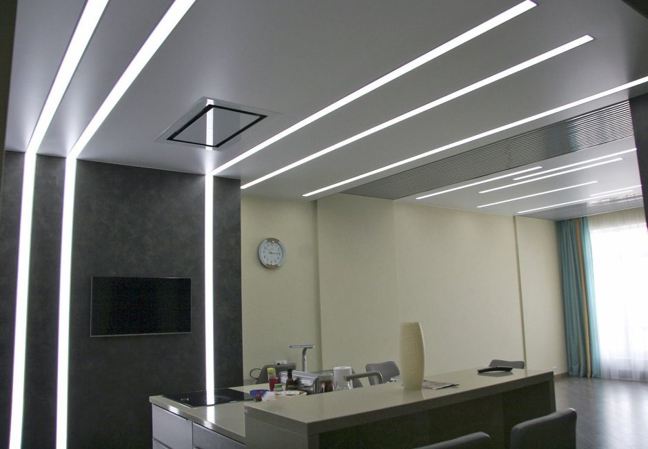 Профиль для светодиодной ленты на потолок