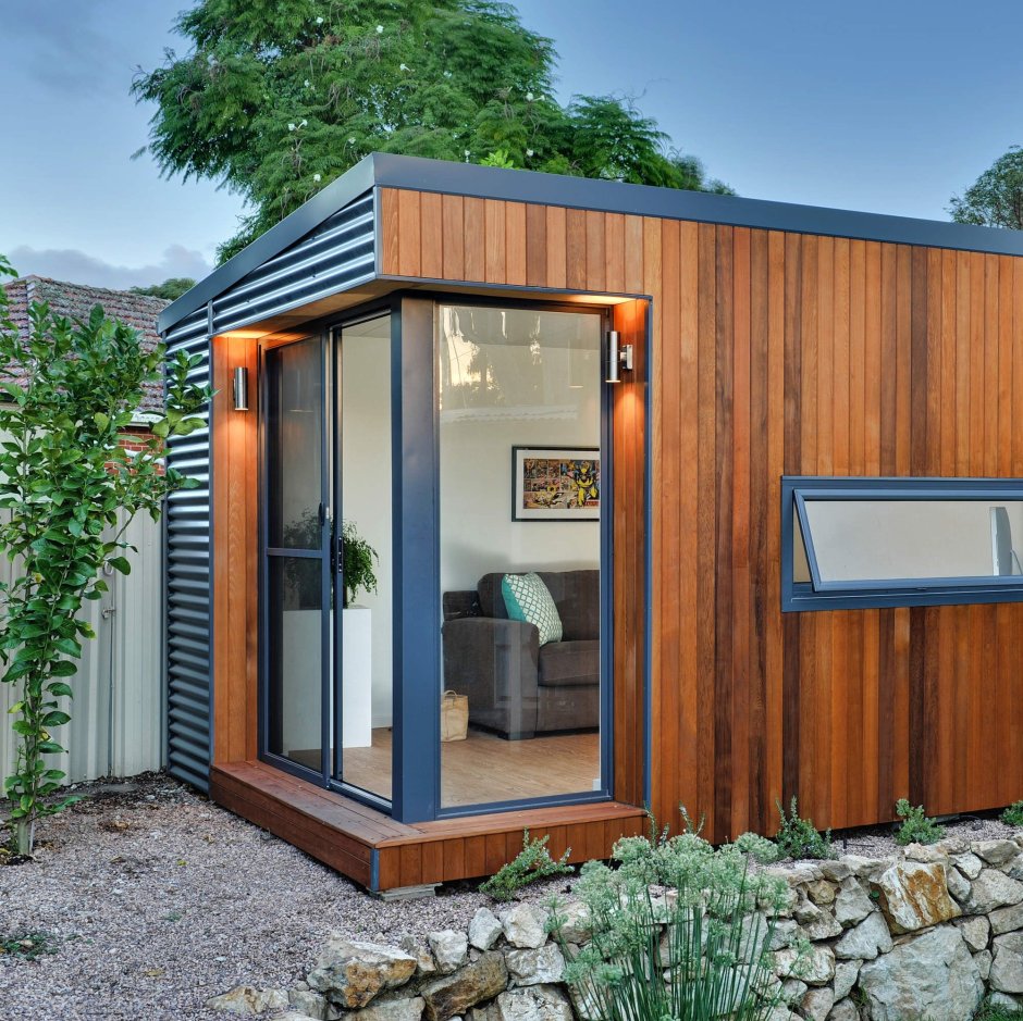 Tiny House с односкатной крышей