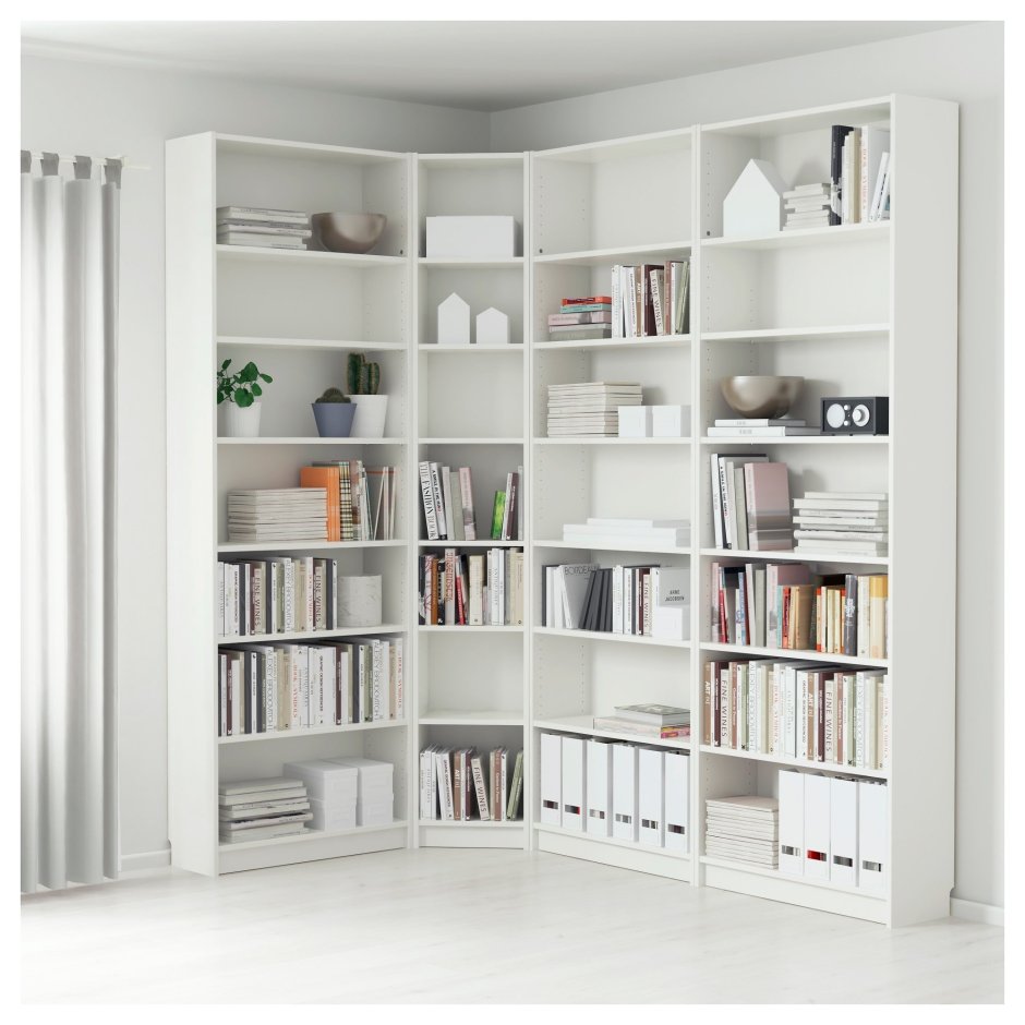 Bookcase display Cabinet in White finish by Coaster - 800147