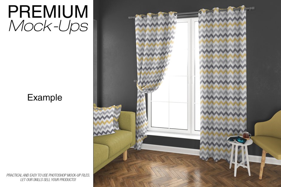 Curtains Mockup