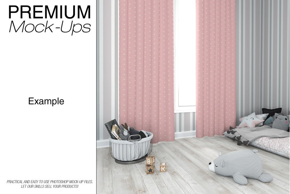 Curtains Mockup
