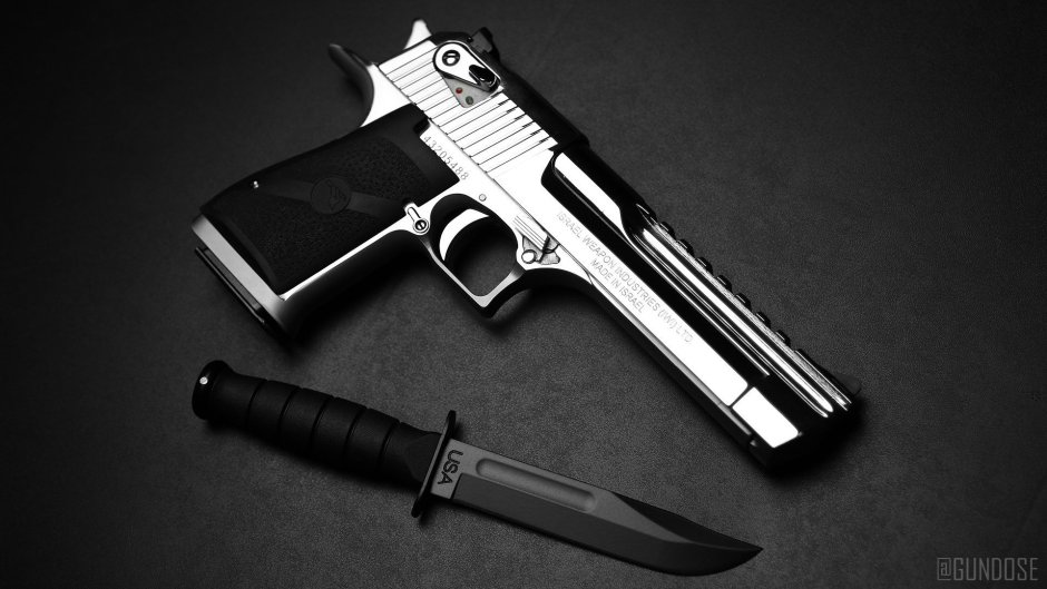 Desert Eagle и нож