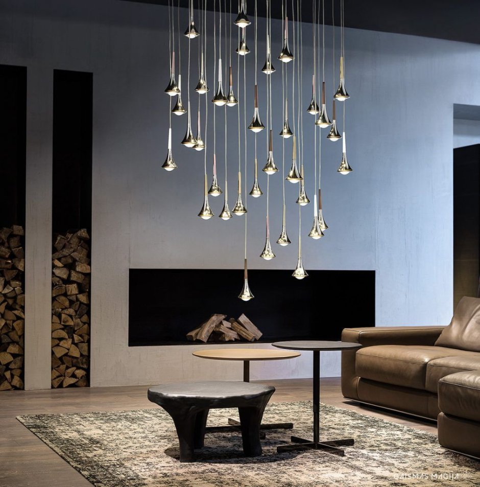 Studio Italia Design Rain so 156002 Brushed Chrome светильник подвесной
