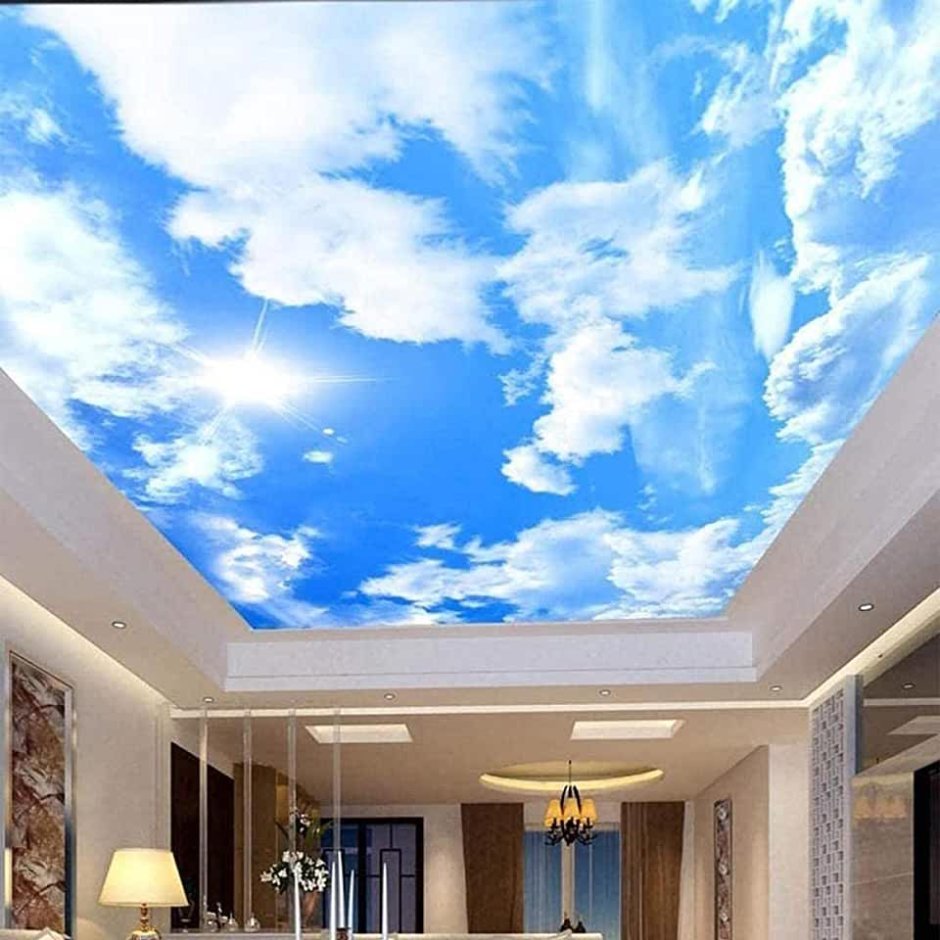 Потолок в виде неба