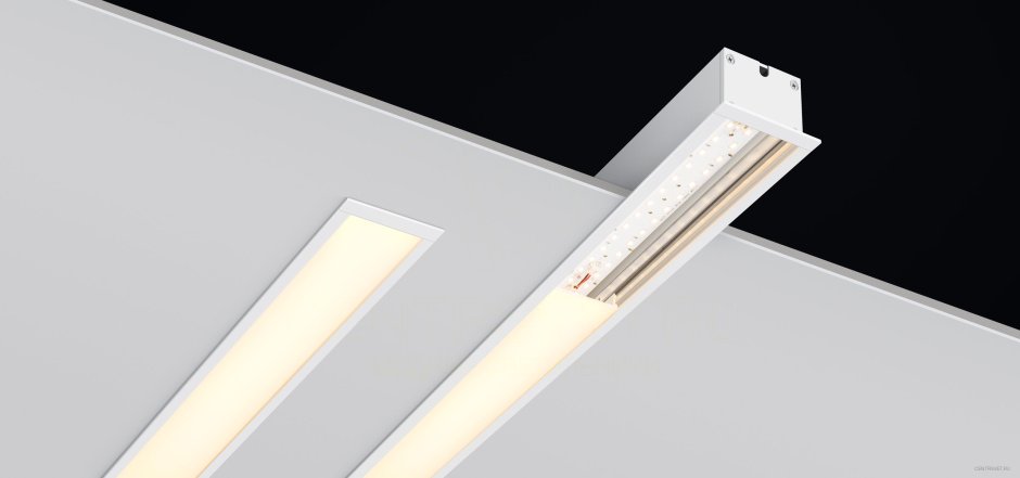 Встраиваемый линейный светодиодный светильник profile 60r led 1000