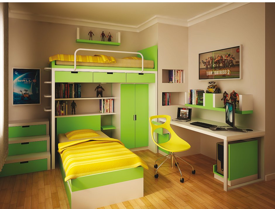 Спальня для первоклассника