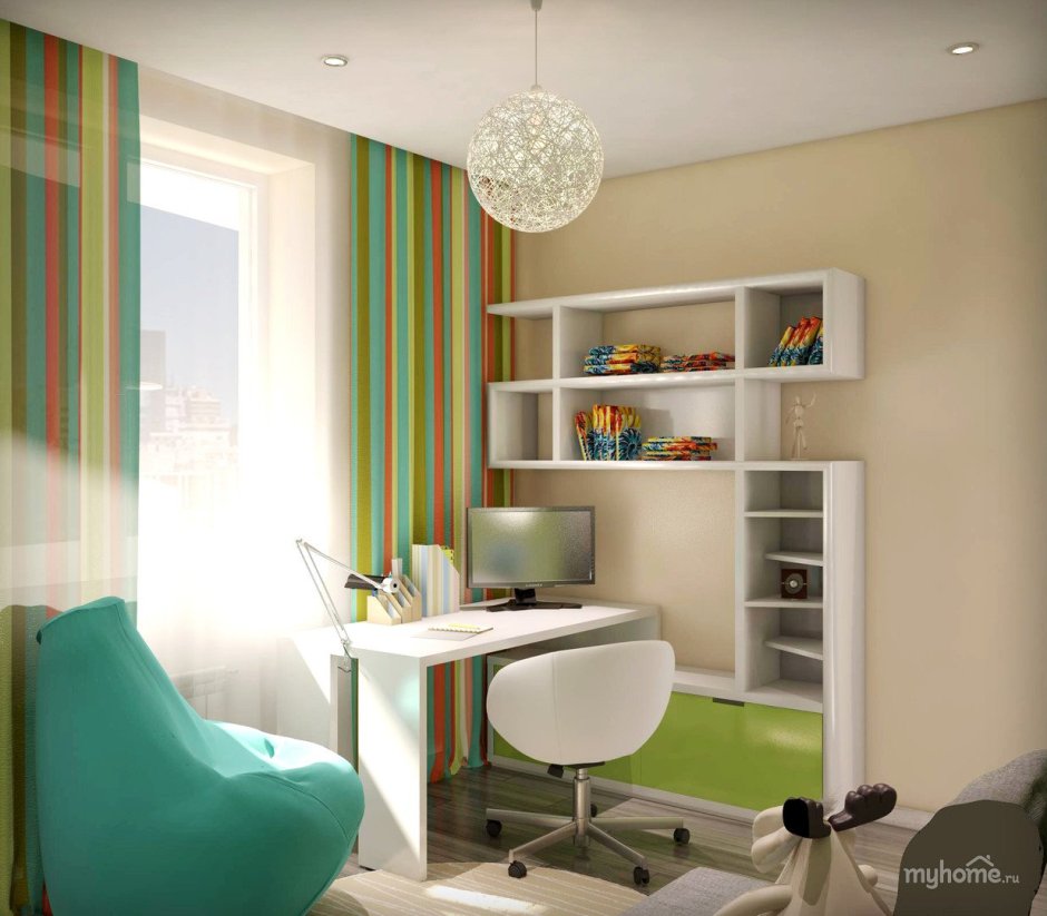 Интерьер детской для школьника