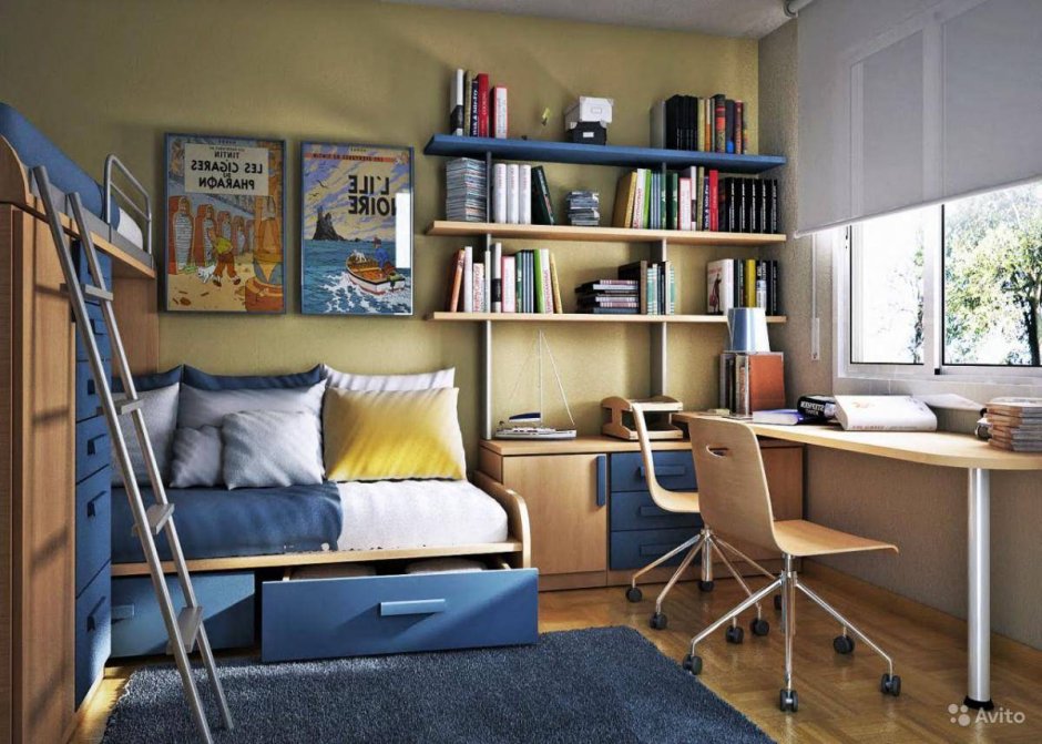 Интерьер детской для подростка