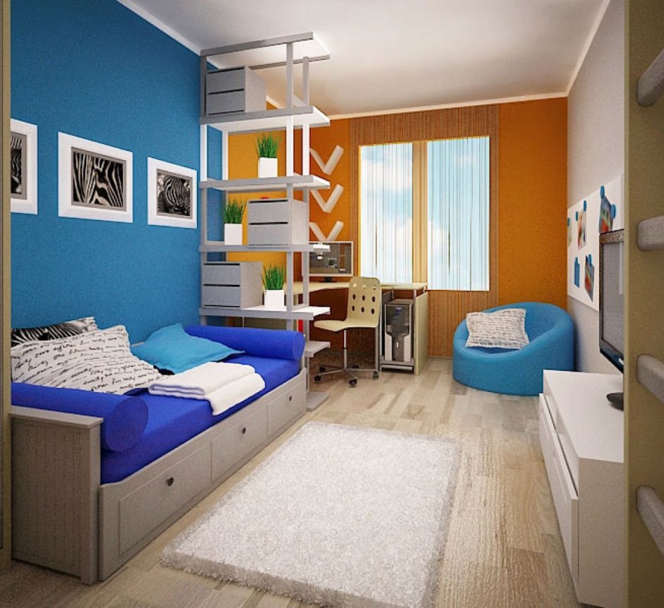 Комната для первоклассника мальчика