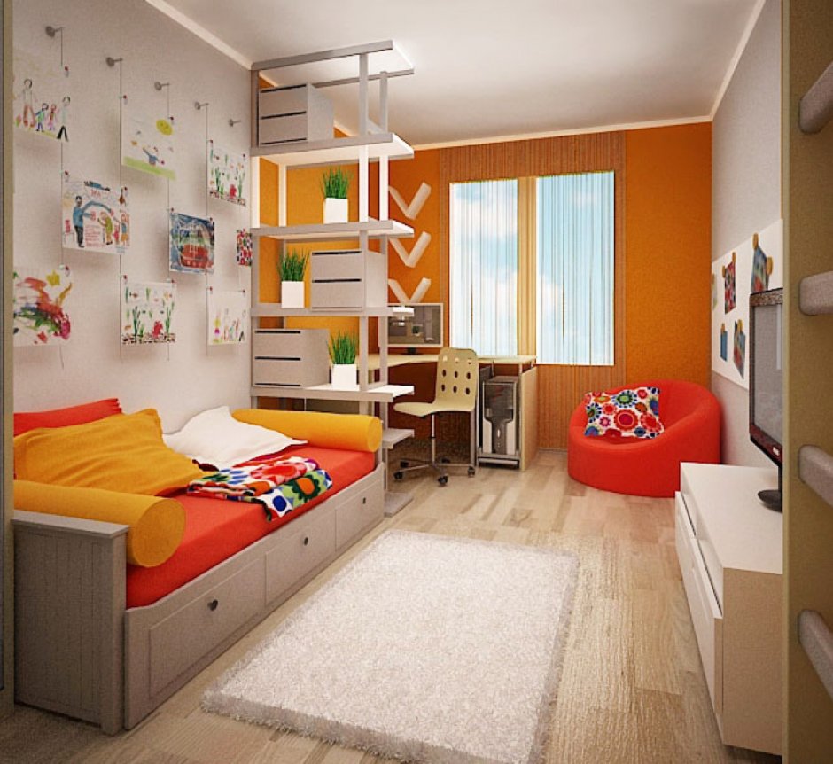 Комната для первоклассника мальчика