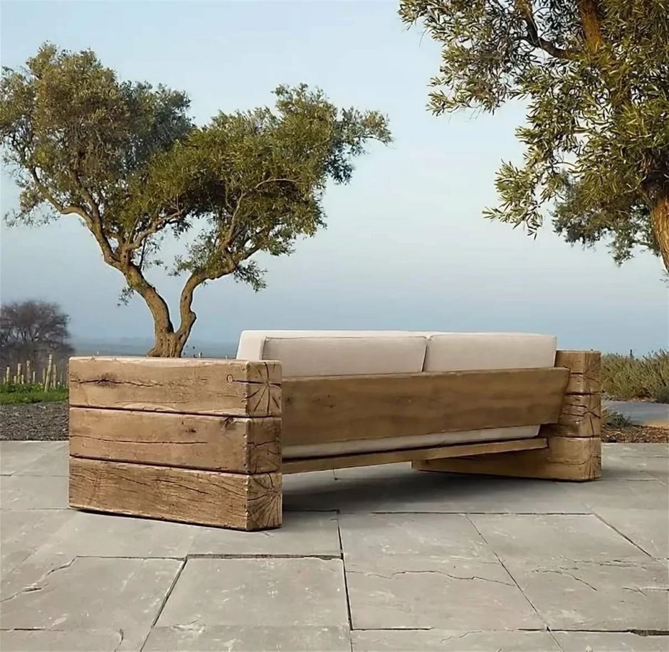 Мебель для улицы из дерева