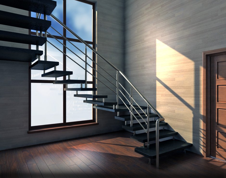 Лестница на больцах