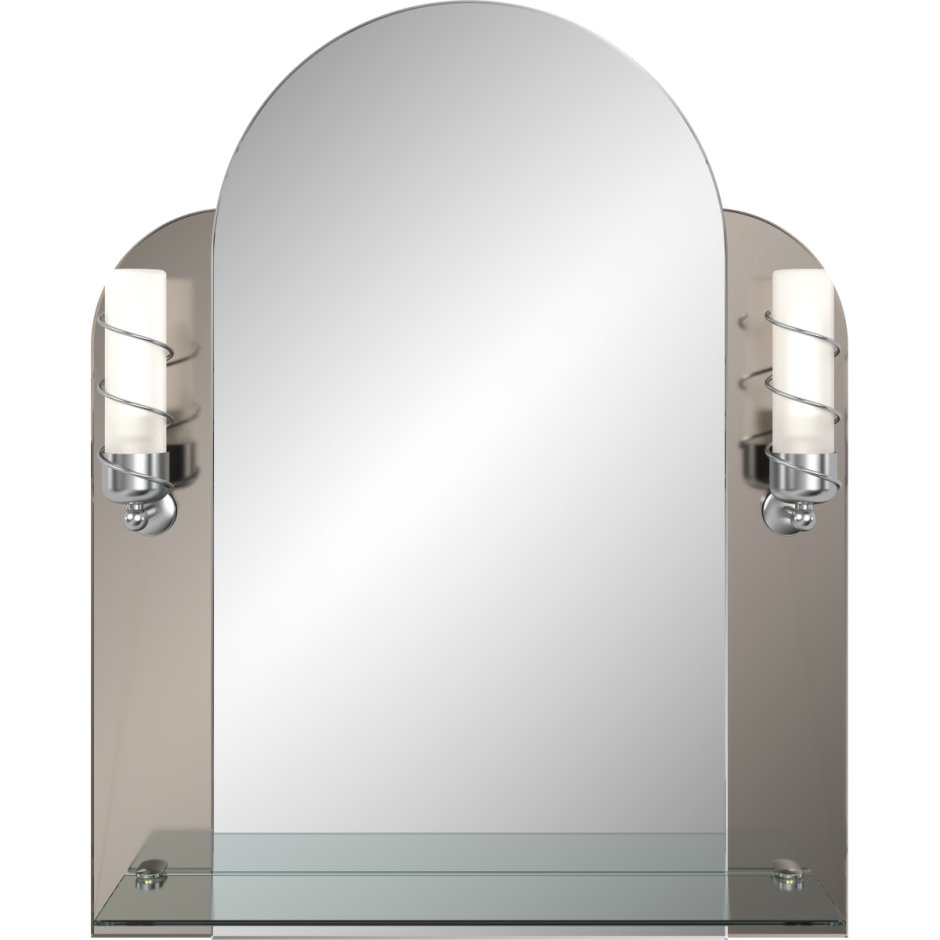 Зеркало «Лучано» с полкой 50 см