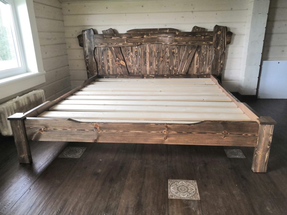 Деревянные кровати под старину