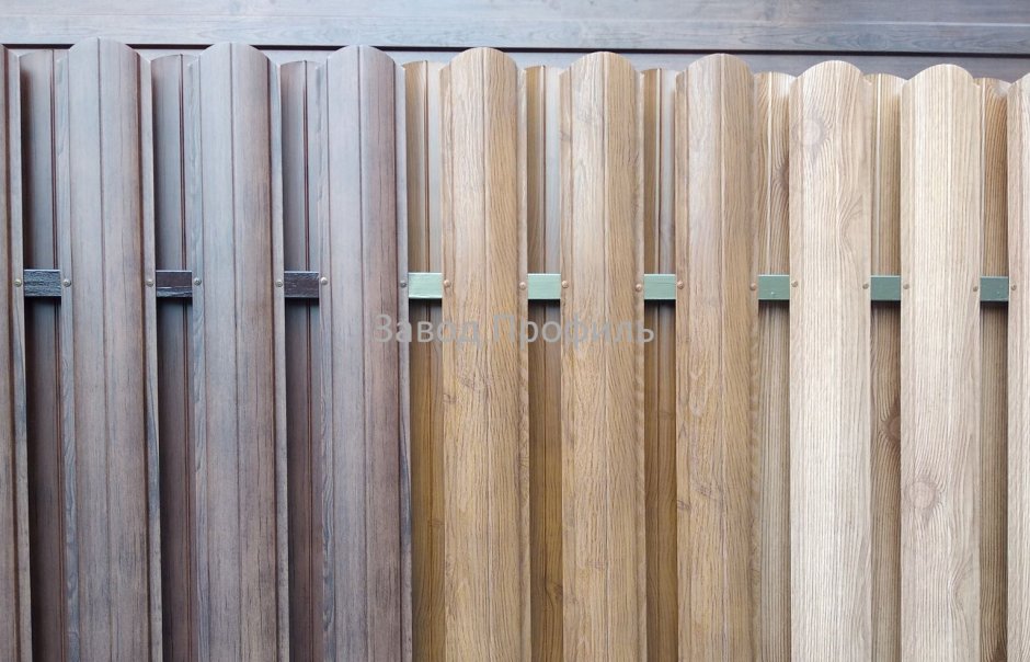 Профнастил мп20 Ecosteel мореный дуб