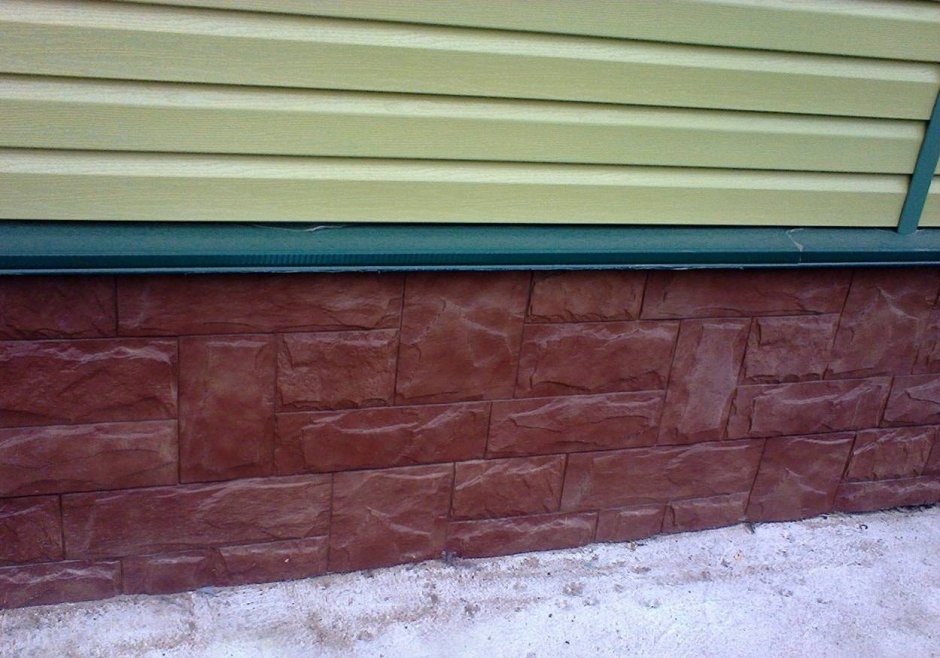 Отливы для цоколя фундамента