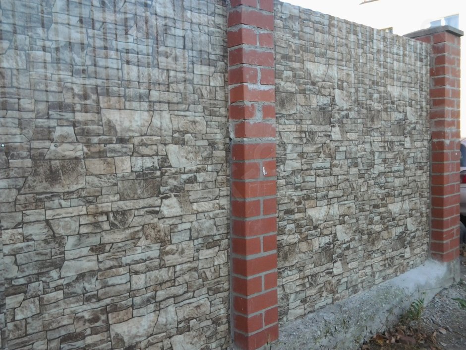 Профлист с8 Экостил белый камень