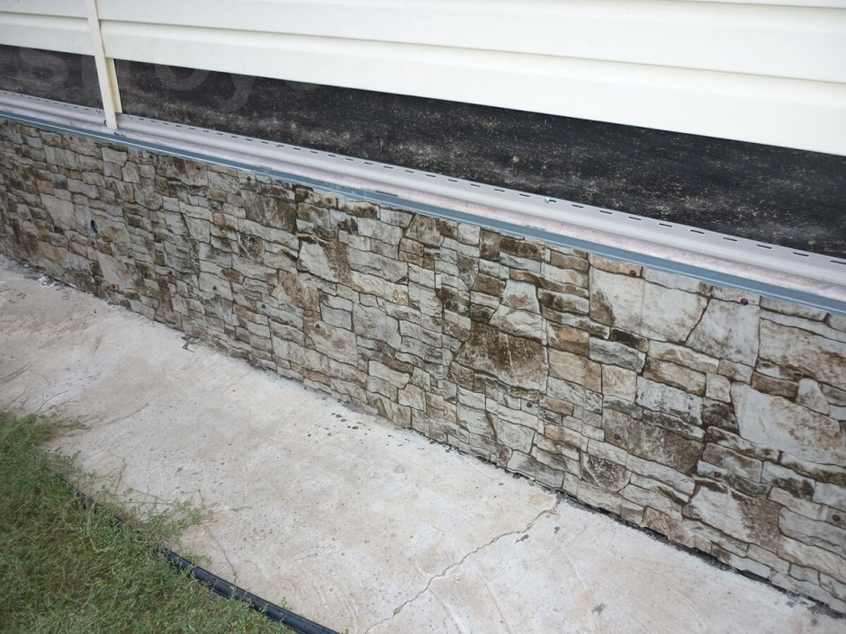 Металлопрофиль под камень для цоколя