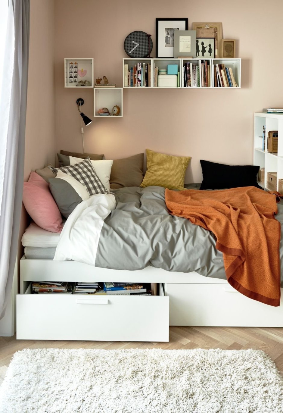 Выдвижная кровать ikea ХЕМНЭС