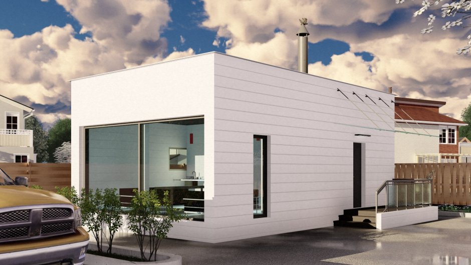 Сэндвич панели дом