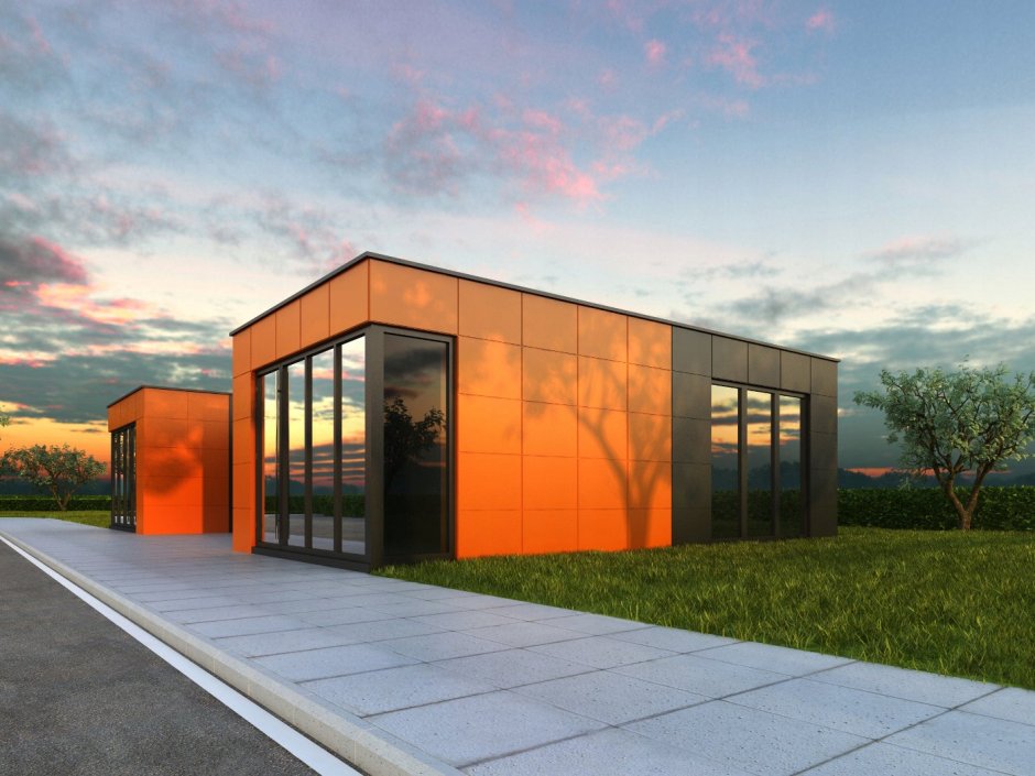 Легковозводимые здания павильон