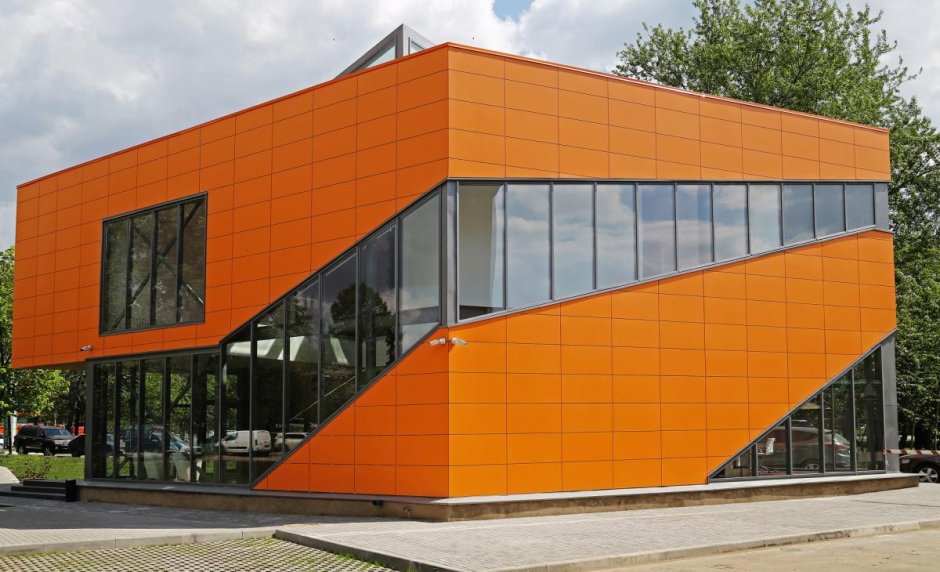 Торговый павильон алюкобонд