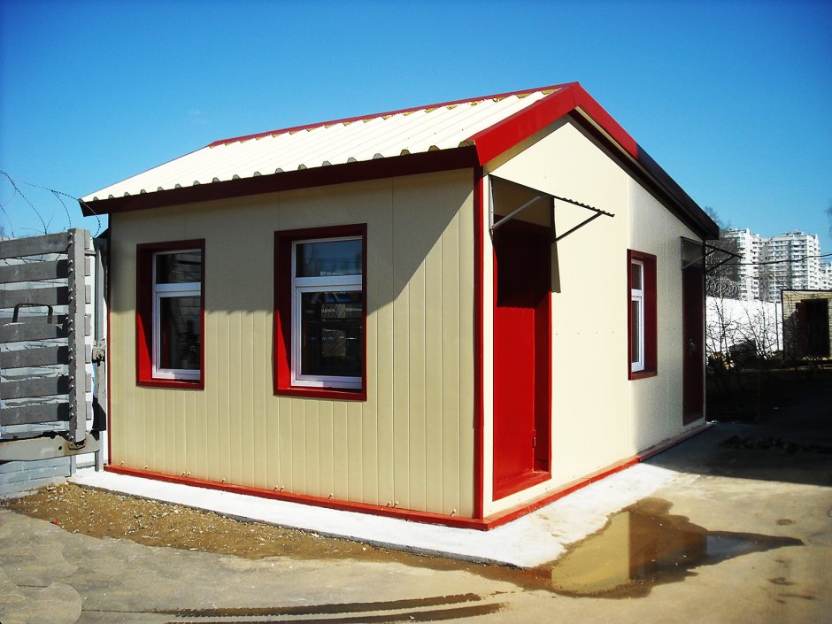 Домик из сэндвич панелей