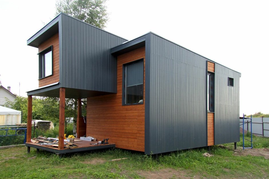 Модульный дом из сэндвич панелей