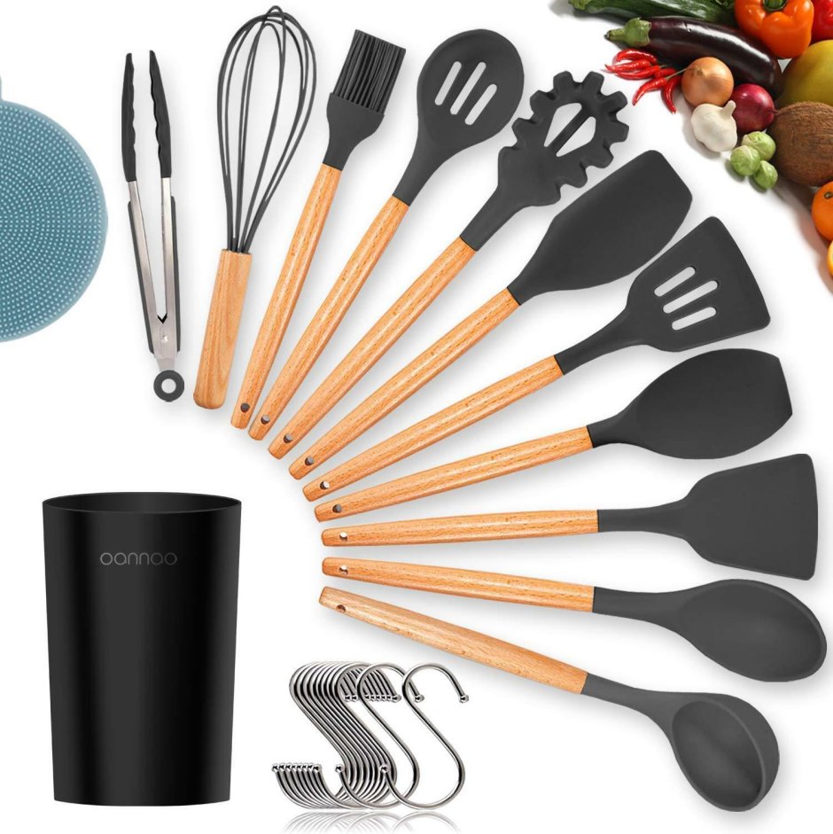 Kitchen Utensils набор лопаток из 11 штук