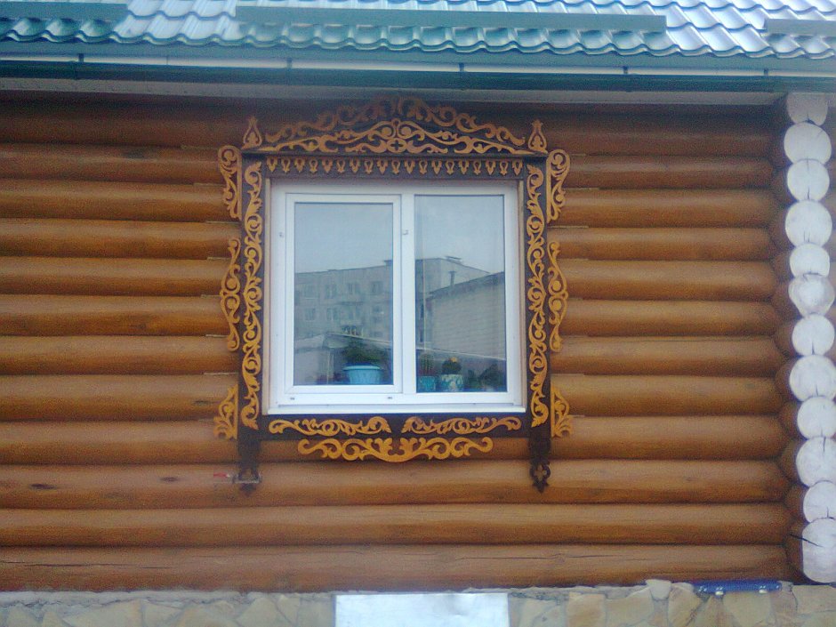 Наличник широкий деревянный