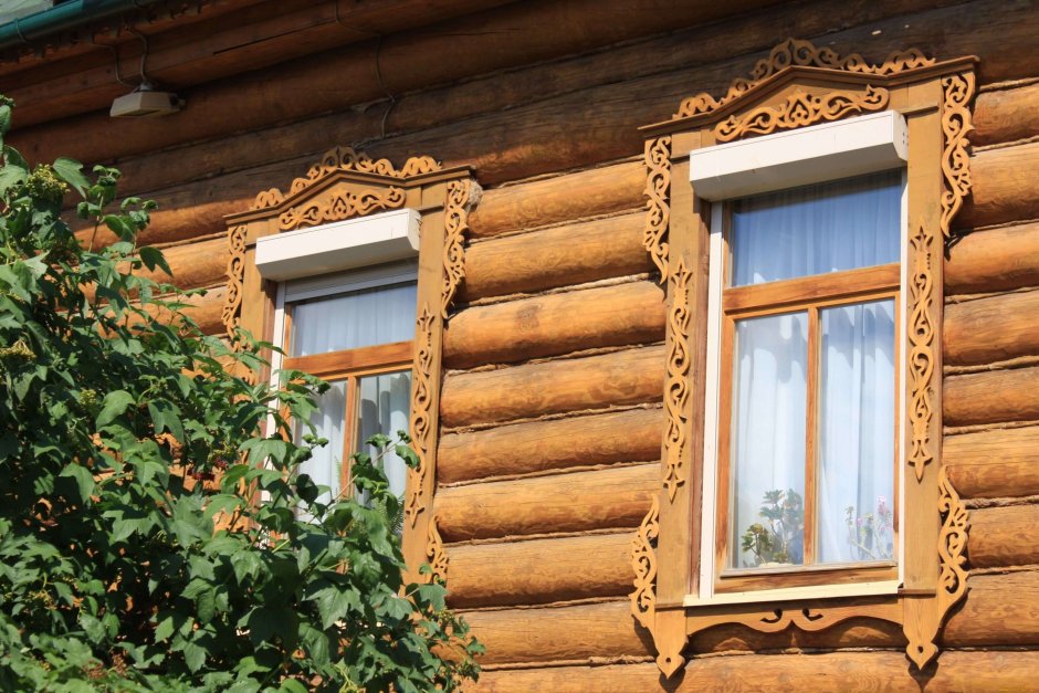 Наличники на окна в деревянном доме