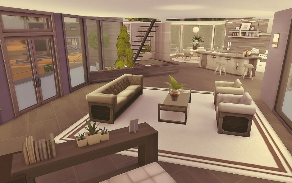 SIMS 4 интерьер