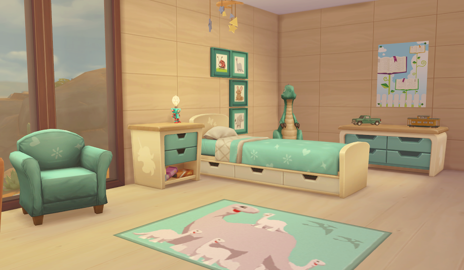 SIMS 4 детские комнаты