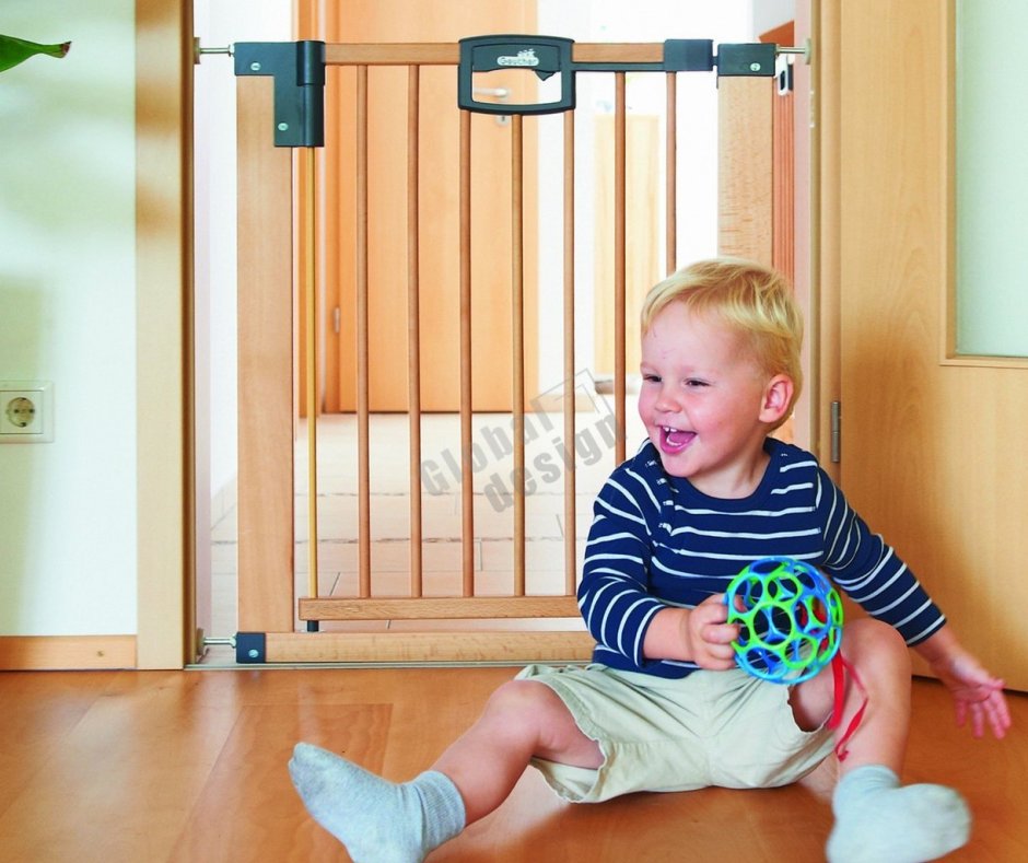Geuther ворота безопасности easy Lock natural 80.5-88.5 см