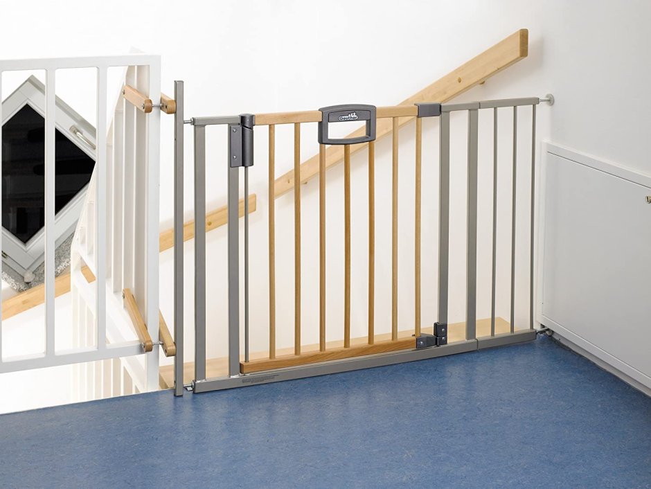 Geuther ворота безопасности easy Lock Wood 84,5 - 92,5 см