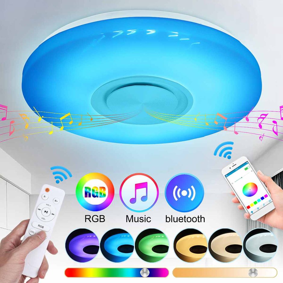 Светильник Camelion lbs-2005 68вт 3000-6000к RGB 13394