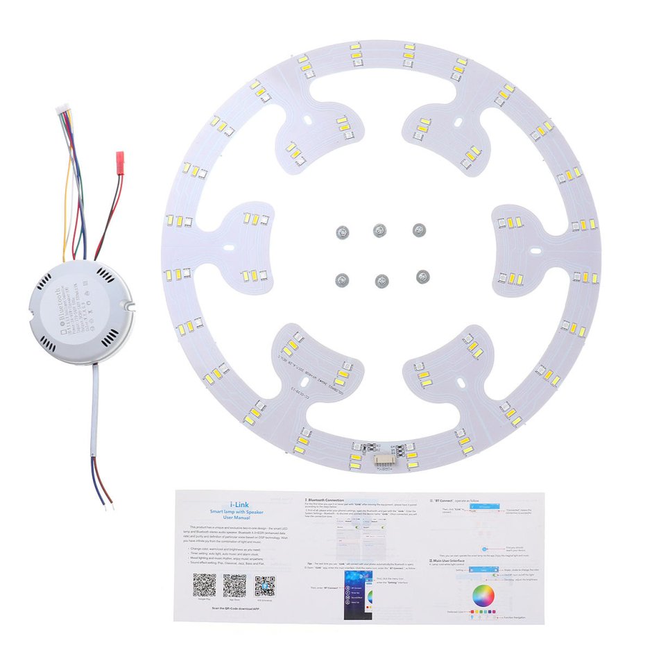 60063/8 WH люстра led 144w 3000-6000k Dimmer ПДУ
