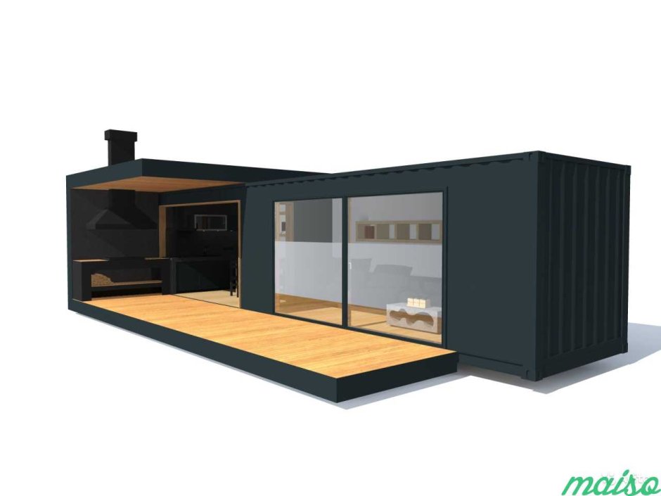 Баня в 20 футовом контейнере