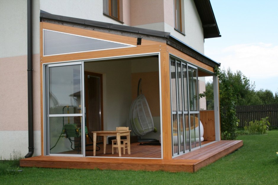 Застекленная веранда