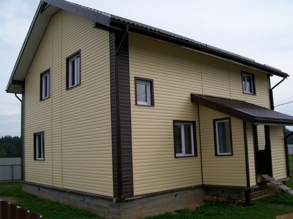 Цвет дома золотой песок