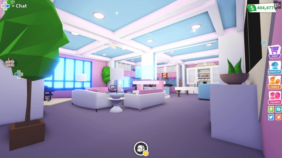 Shop House adopt me интерьер