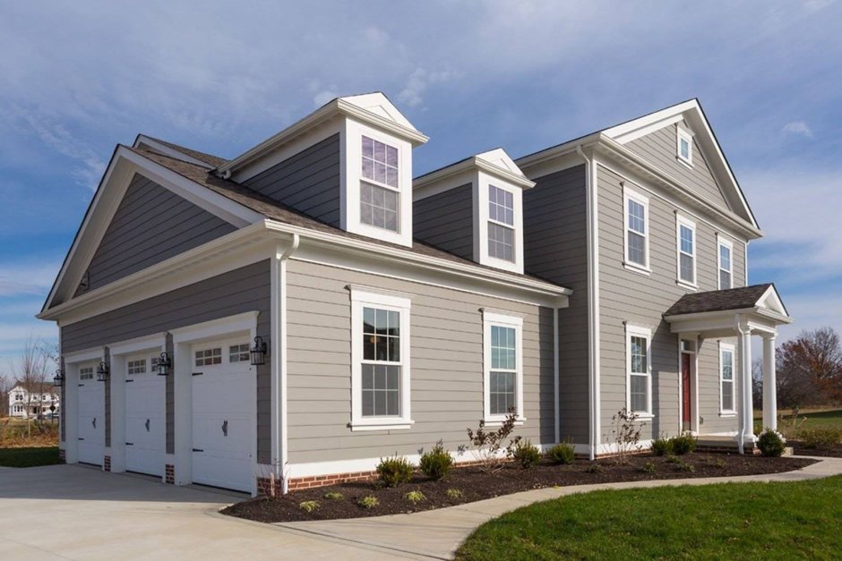 Красивый фасад из сайдинга