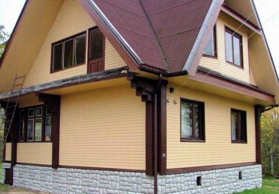 Отделка дома сайдингом