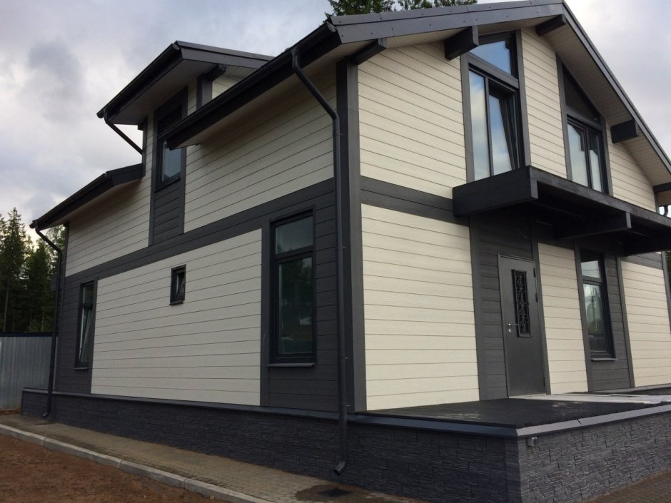 Дом обшитый сайдингом