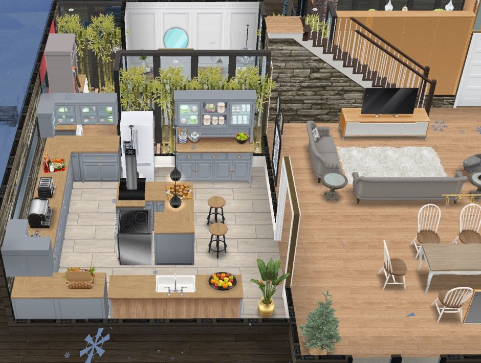 SIMS FREEPLAY японский дом