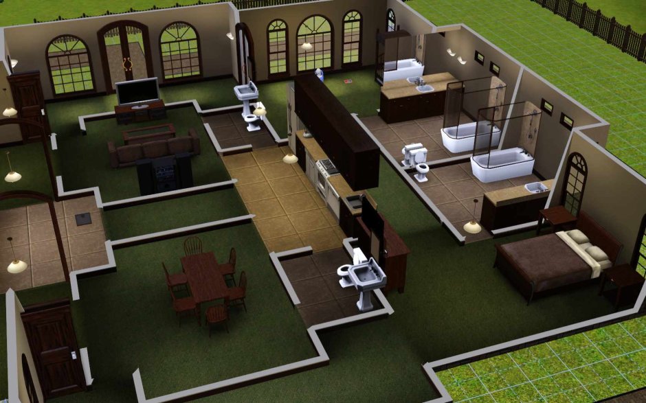 SIMS 4 FREEPLAY дома