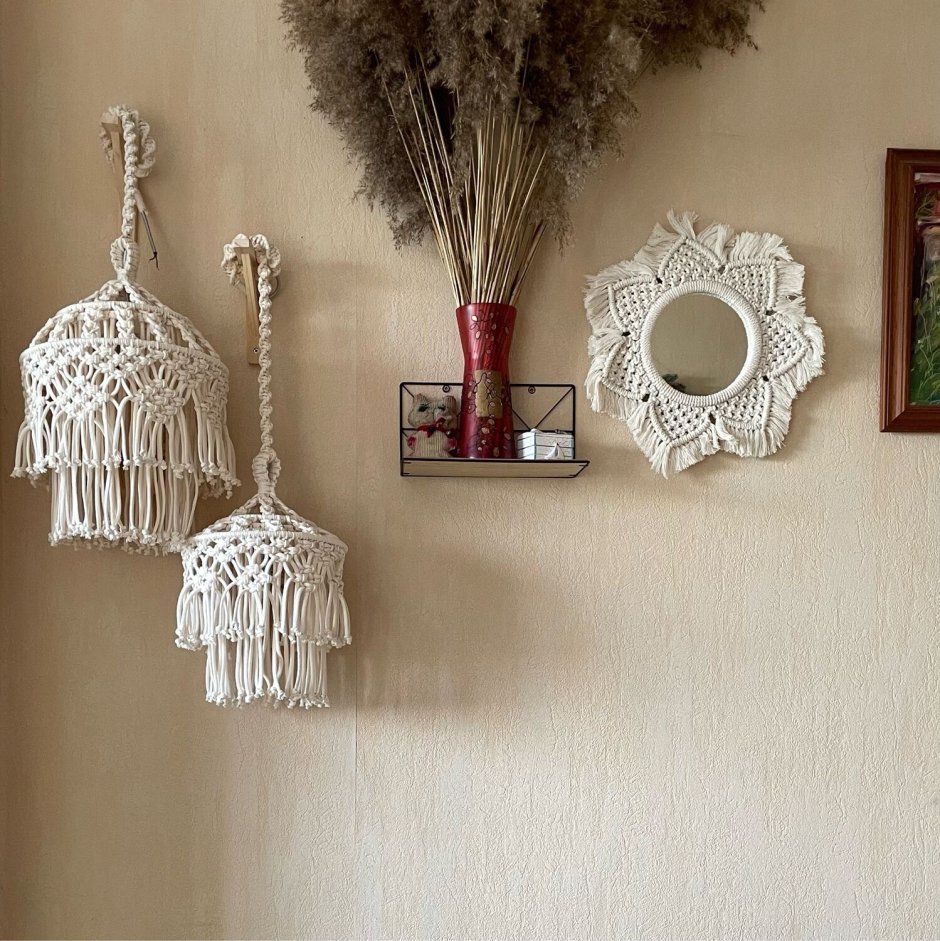 Абажур макраме