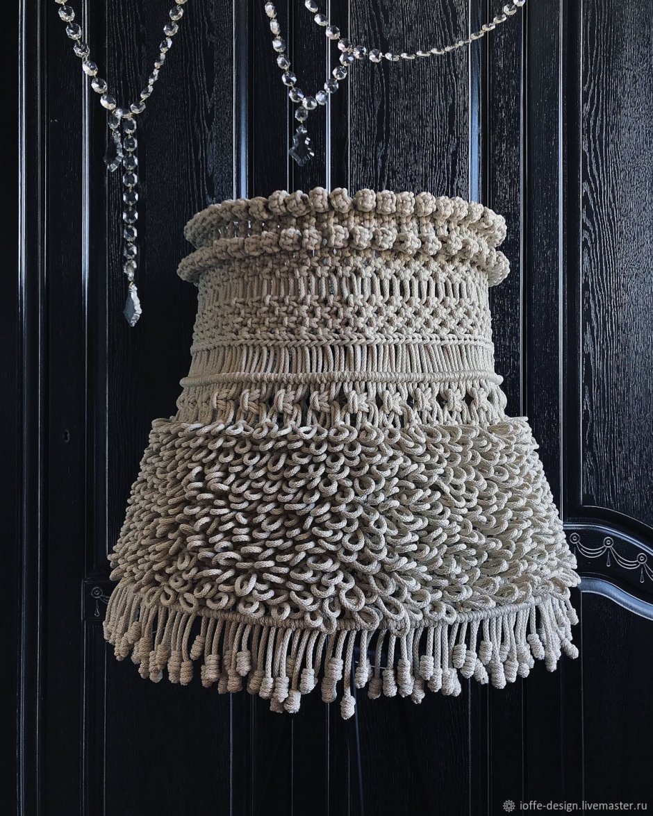 Абажур макраме